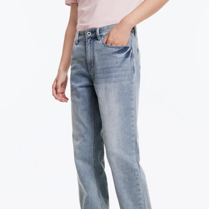Jiumuwang Men's Pants Expert Jeans Men's Light Blue-3