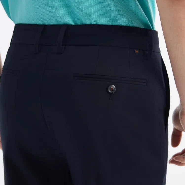 Jiumuwang Men's Pants Expert Business Travel Comfortable Pants Casual Pants Men's Navy Blue-6