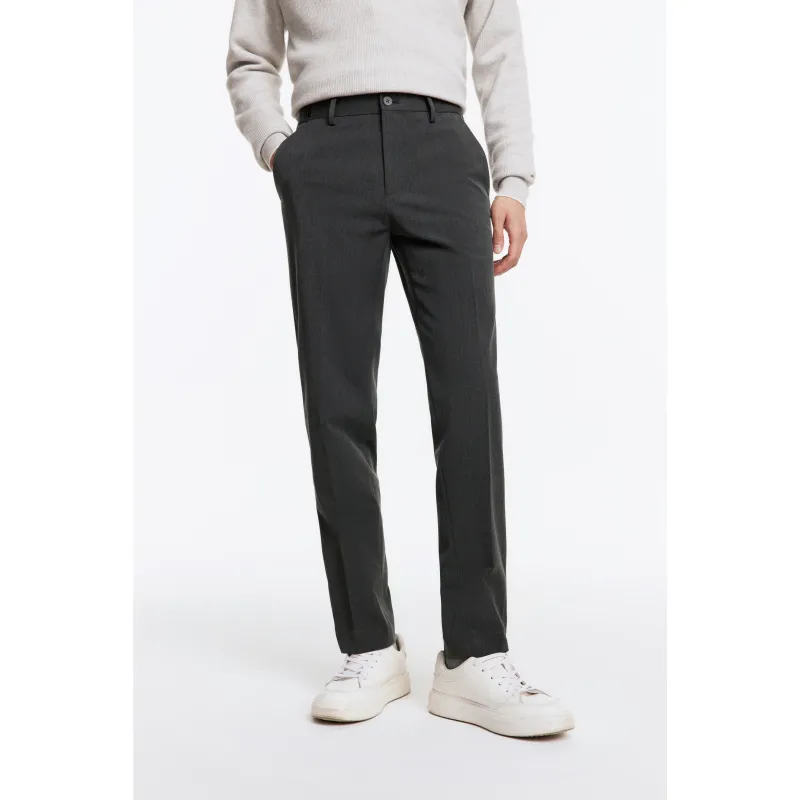Jiumuwang Men's Pants Expert Convenience Suit Pants Suit Trouser Men's-5