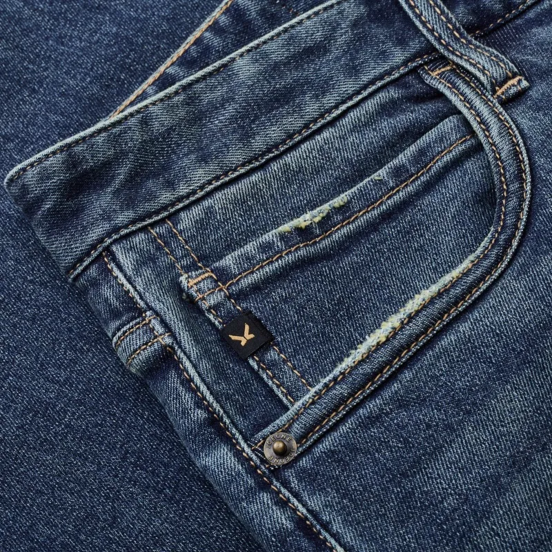 Jiumuwang Men's Pants Expert Jeans Men's Cobalt Blue-3