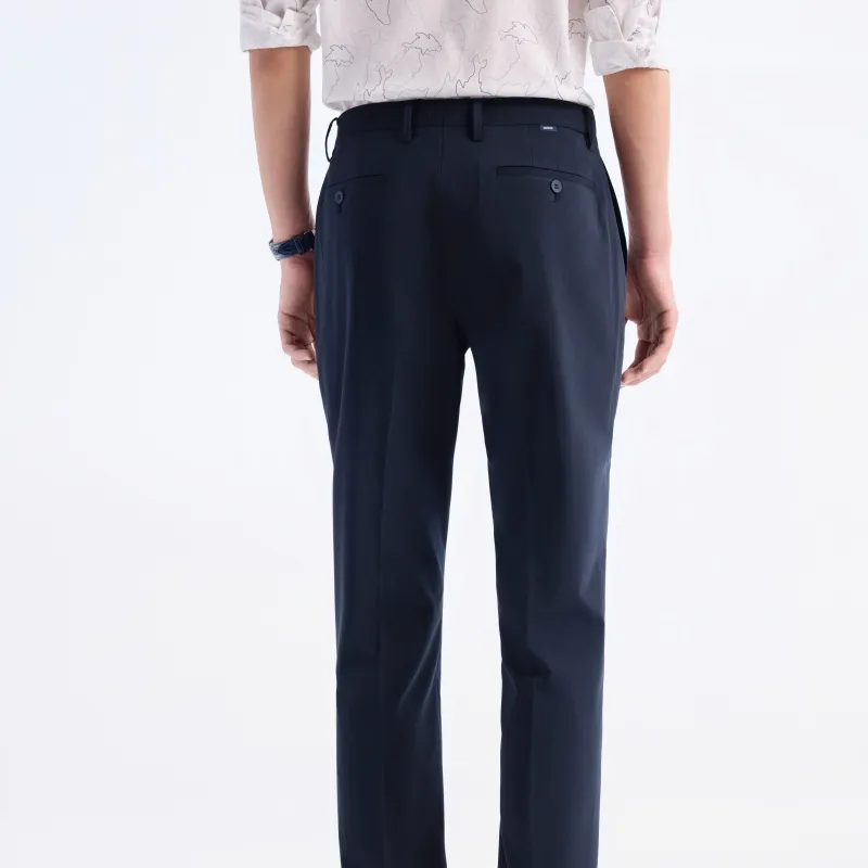 Jiumuwang Men's Pants Expert Convenience Suit Pants SS25 Suit Trouser Men's Navy Blue-3