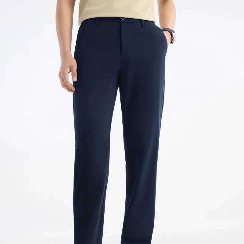 Jiumuwang Men's Pants Expert SS25 Casual Pants Men's Navy Blue-4