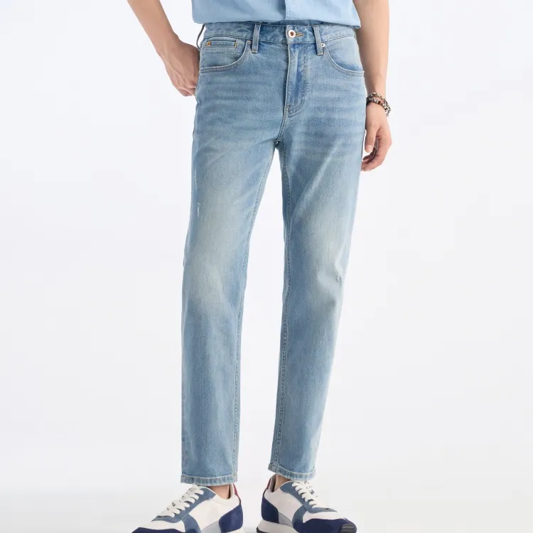 Jiumuwang Men's Pants Expert Denim Jeans SS25 Jeans Men's Ocean Blue-2