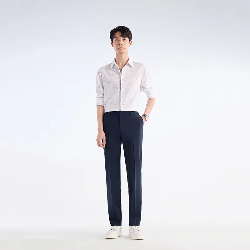 Jiumuwang Men's Pants Expert Easy to Maintain Collection SS25 Suit Trouser Men's-8
