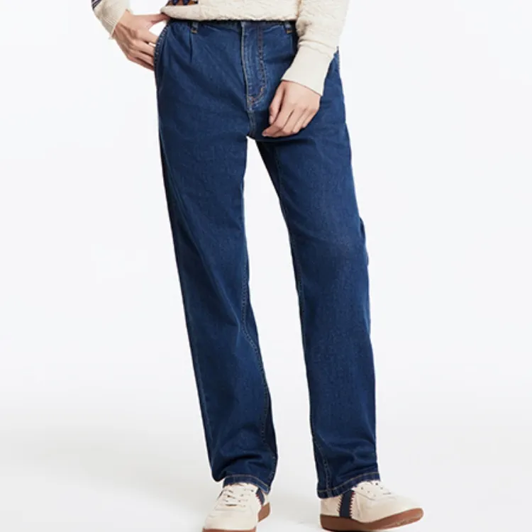 Jiumuwang Men's Pants Expert Jeans Men's Denim Blue-2