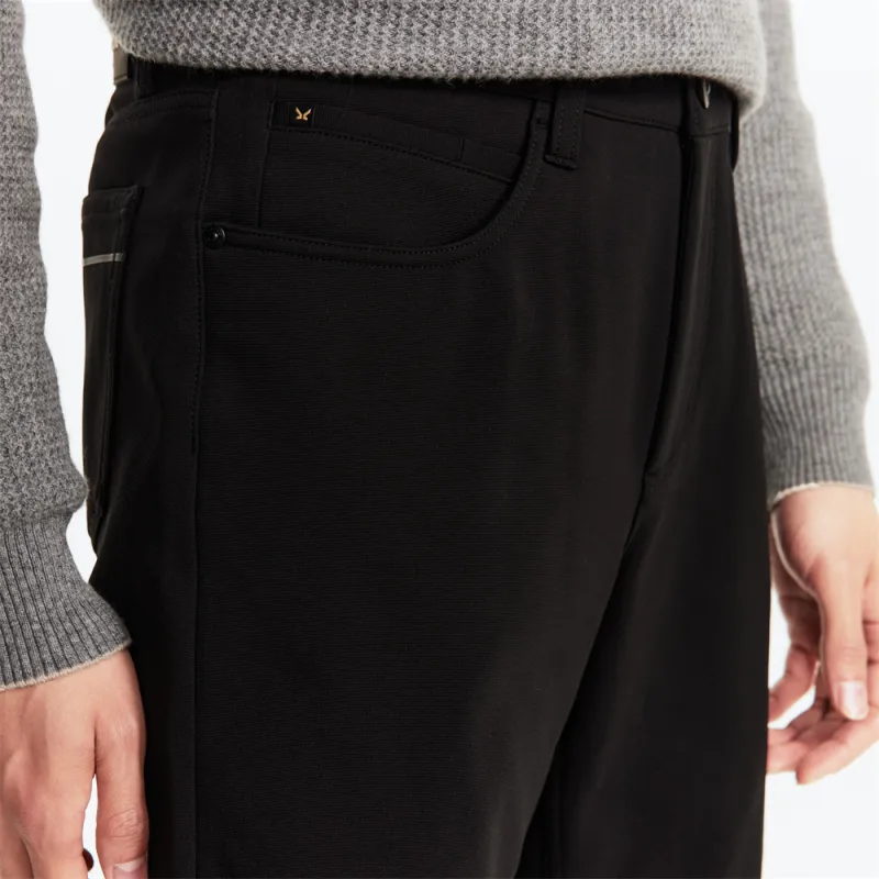 Jiumuwang Men's Pants Expert Casual Pants Men's Black-5