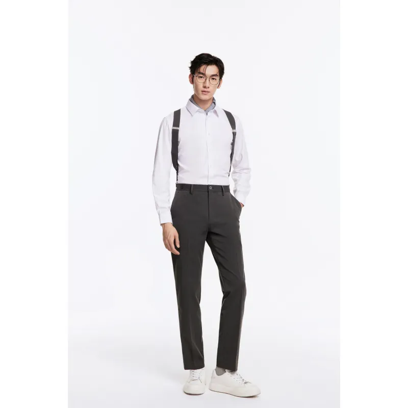 Jiumuwang Men's Pants Expert Convenience Suit Pants Suit Trouser Men's-2