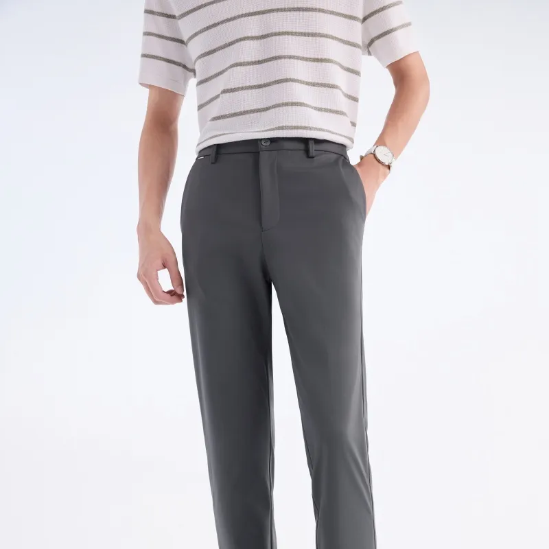 Jiumuwang Men's Pants Expert Convenience Suit Pants SS25 Suit Trouser Men's Dark Gray-4