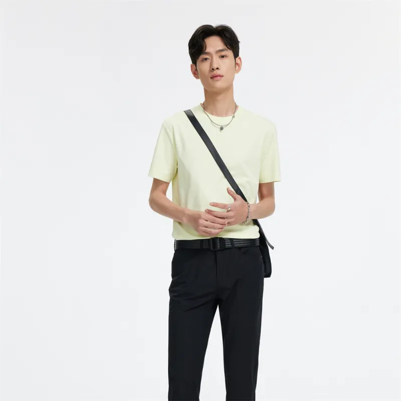 Jiumuwang Men's Pants Expert Small Black Pants Casual Pants Men's Black-2