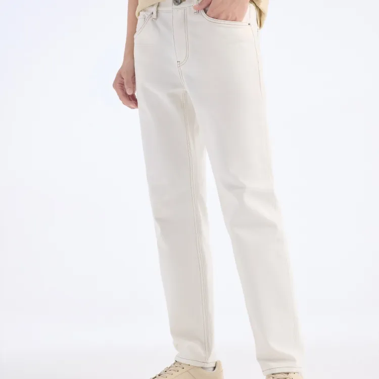 Jiumuwang Men's Pants Expert SS25 Jeans Men's White-4