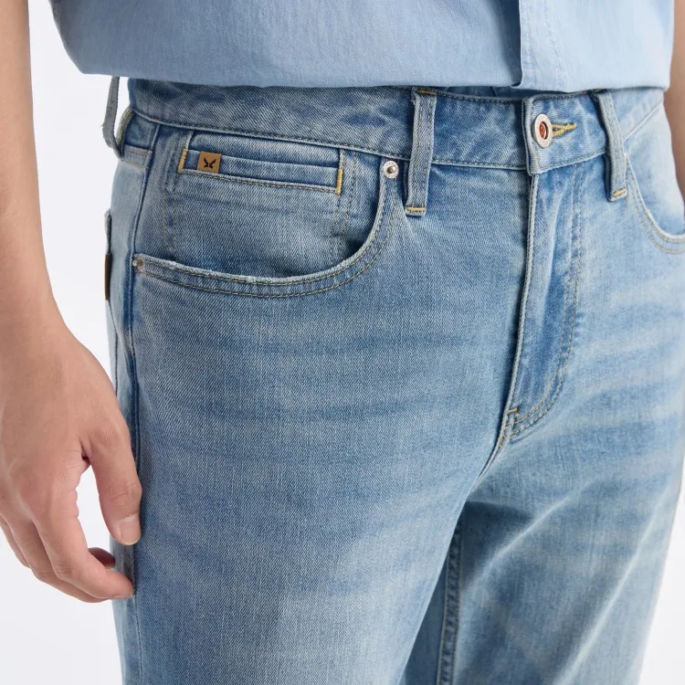 Jiumuwang Men's Pants Expert Denim Jeans SS25 Jeans Men's Ocean Blue-6