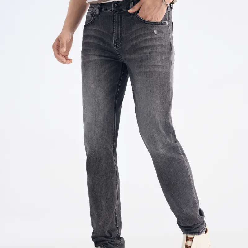 Jiumuwang Men's Pants Expert SS25 Jeans Men's Ink Blue-4