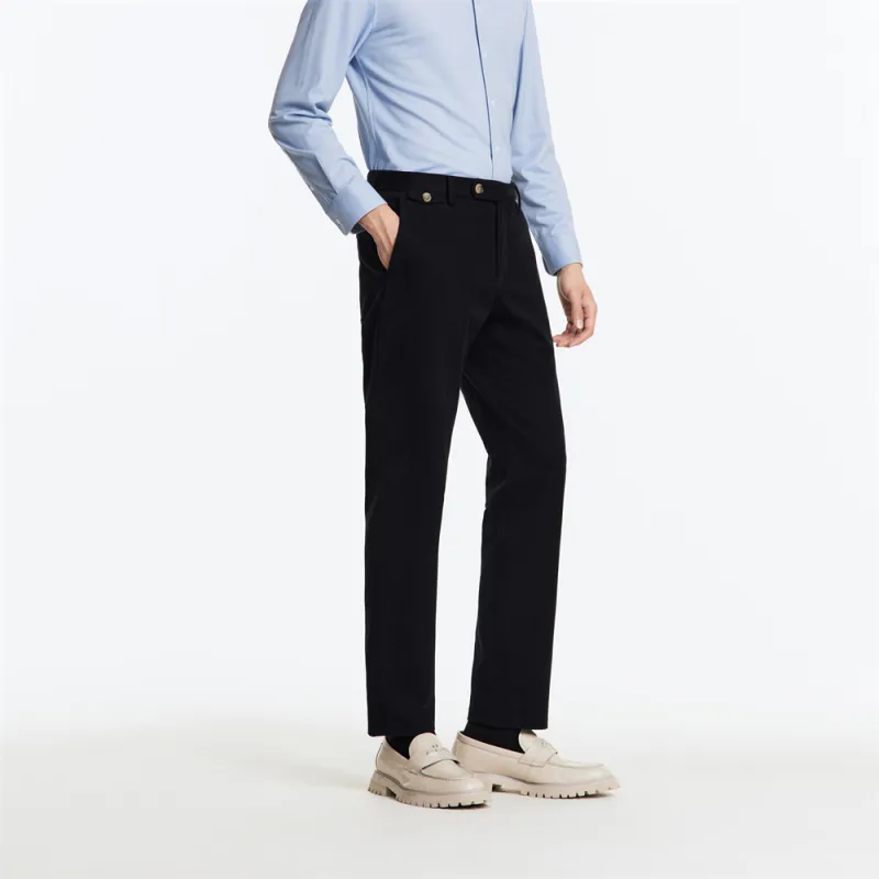 Jiumuwang Men's Pants Expert Casual Pants Men's Navy Blue-3