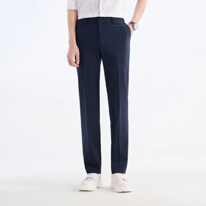 Jiumuwang Men's Pants Expert Convenience Suit Pants SS25 Suit Trouser Men's Navy Blue-2