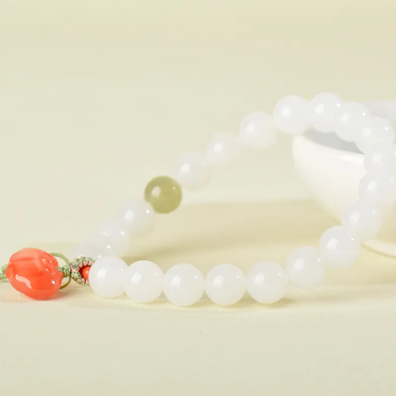 FENGFEIHUANG Bracelets White Jade Women's-3