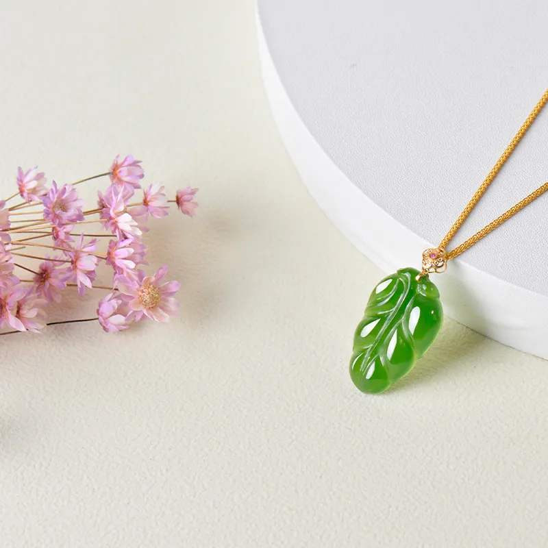 FENGFEIHUANG Hetian Jade Necklaces Jasper Women's-4