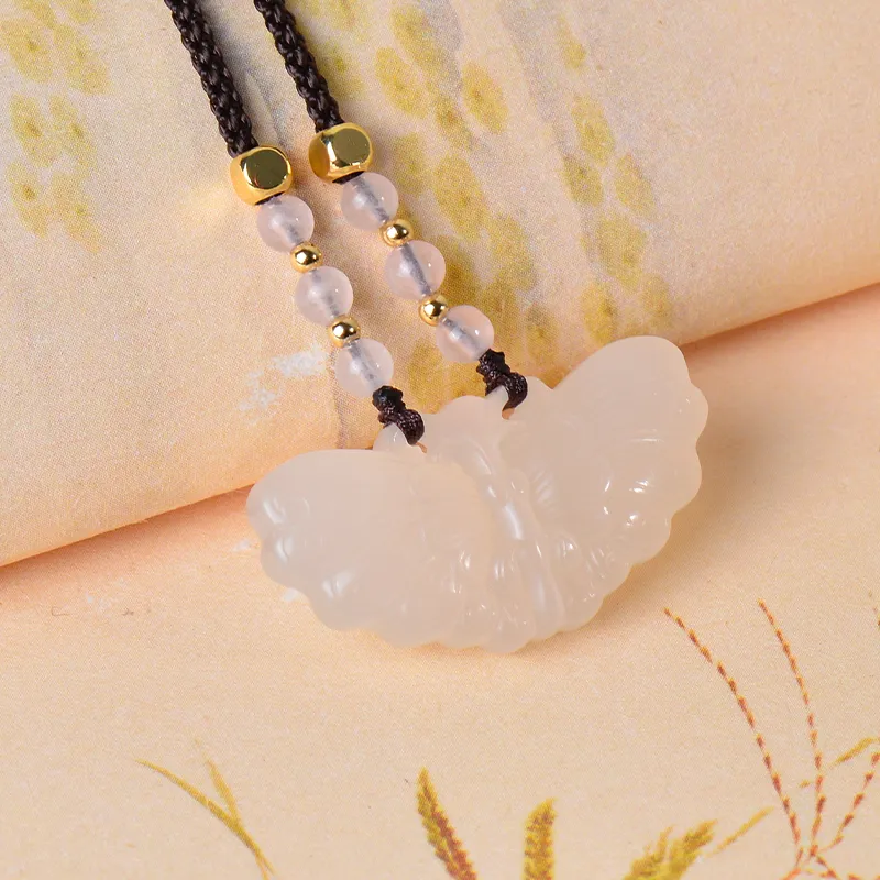FENGFEIHUANG Necklaces Dusty Pink Women's-4