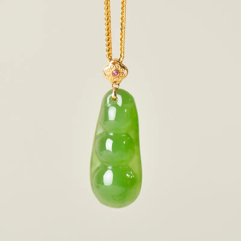 FENGFEIHUANG Hetian Jade Necklaces Jasper Women's-1
