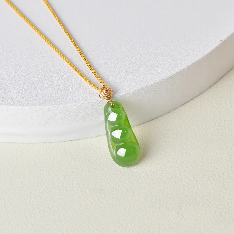 FENGFEIHUANG Hetian Jade Necklaces Jasper Women's-3