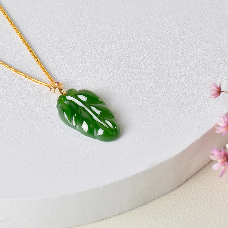 FENGFEIHUANG Hetian Jade Necklaces Jasper Women's-3
