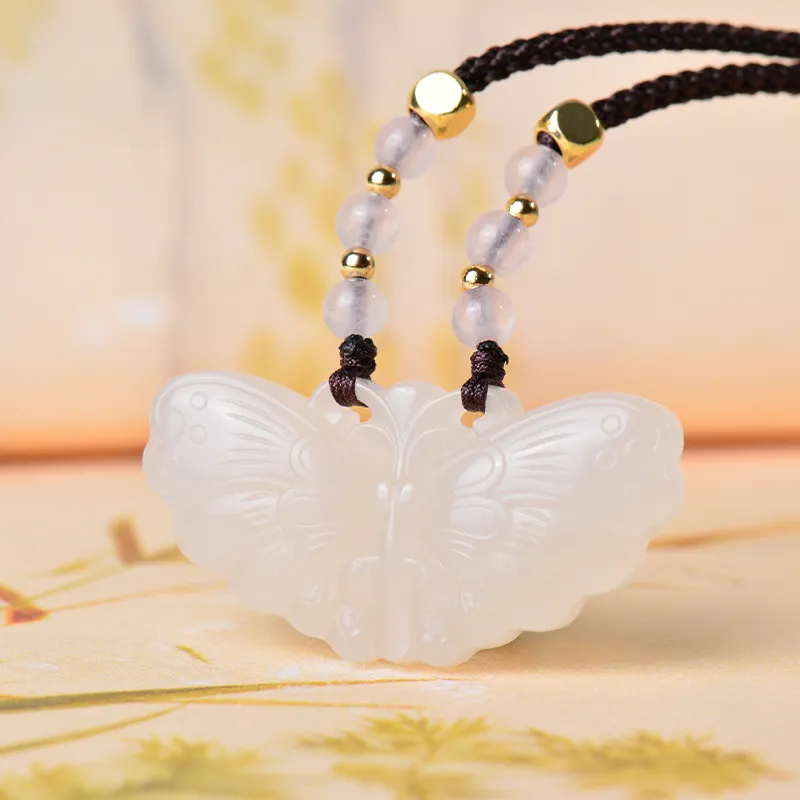 FENGFEIHUANG Necklaces Dusty Pink Women's-1