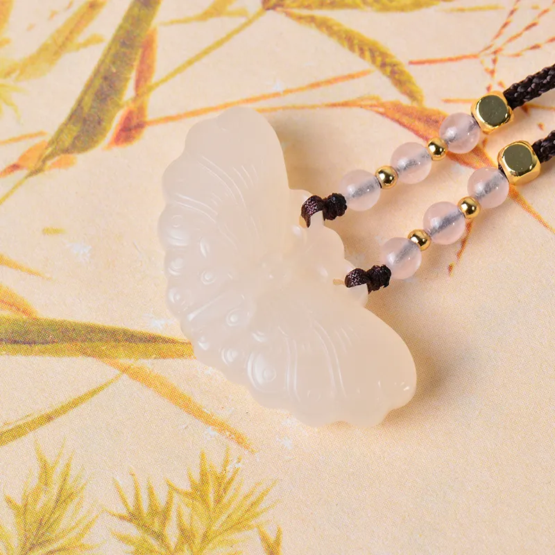 FENGFEIHUANG Necklaces Dusty Pink Women's-3