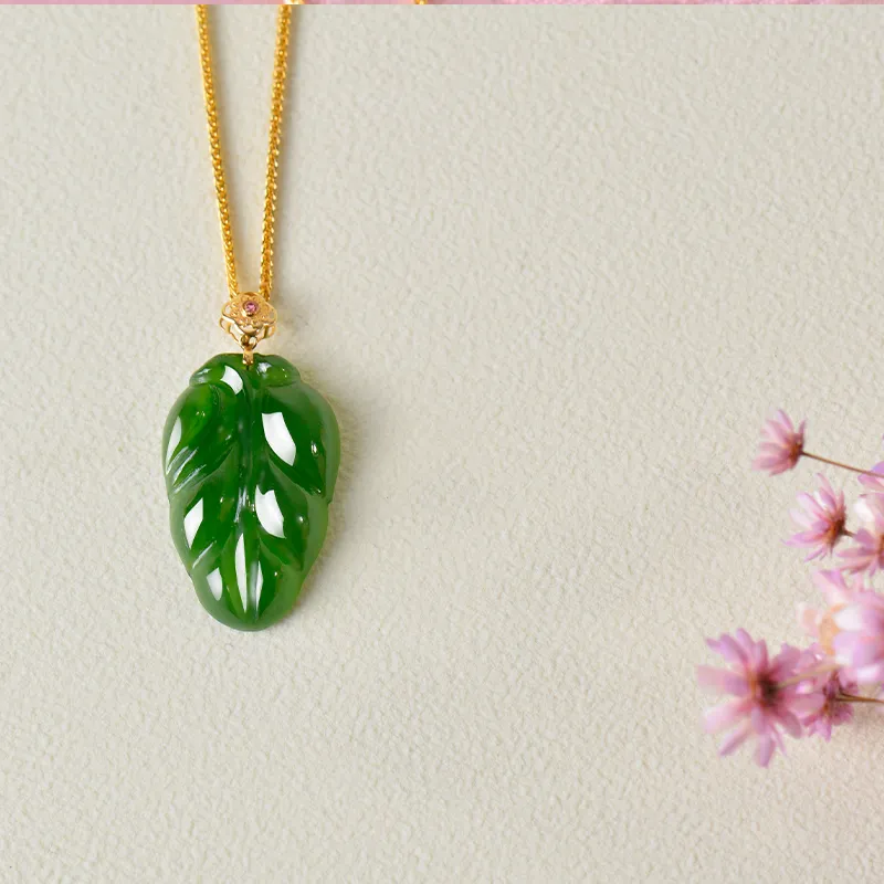 FENGFEIHUANG Hetian Jade Necklaces Jasper Women's-2