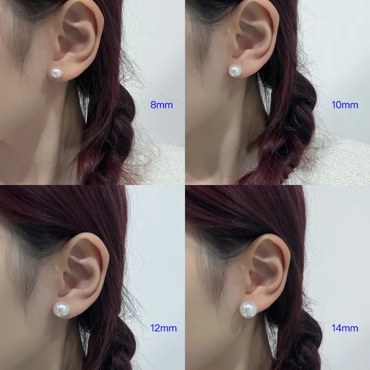 KANSAI Faux Pearl Stud Earrings Women's-9