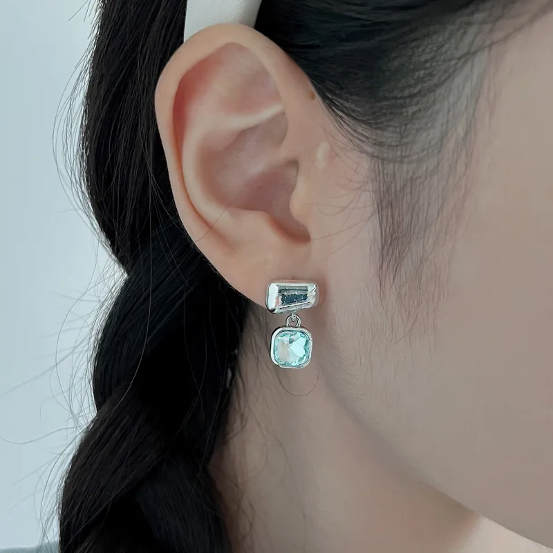 KANSAI 925 Silver Needles Earrings Women's-3