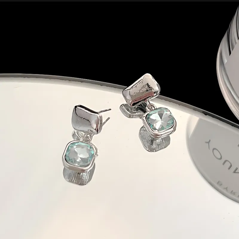 KANSAI 925 Silver Needles Earrings Women's-2