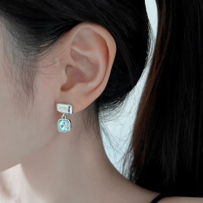 KANSAI 925 Silver Needles Earrings Women's-4