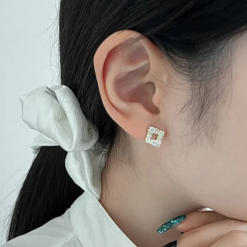 KANSAI Alloy Stud Earrings Women's-3