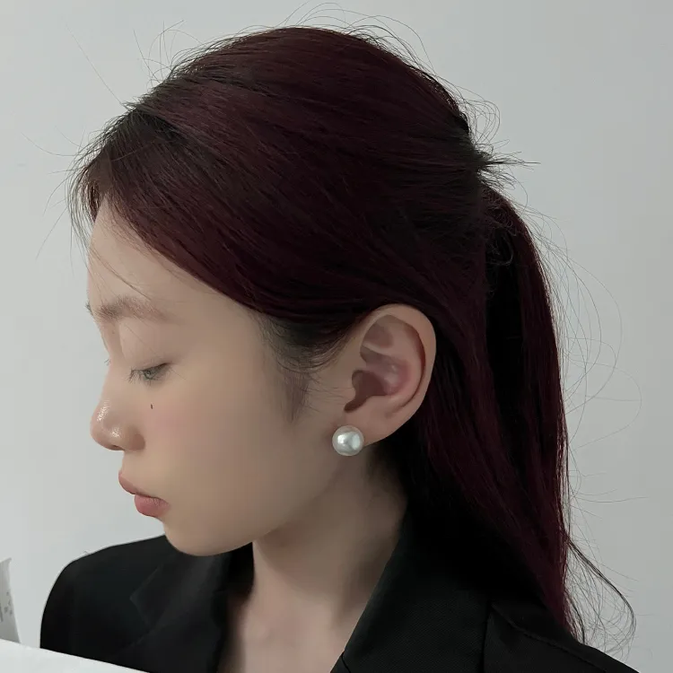 KANSAI Faux Pearl Stud Earrings Women's-5