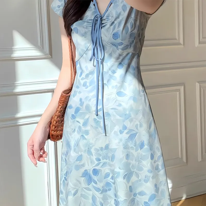 TUSHIFEI Short Sleeved Dress Women's-2