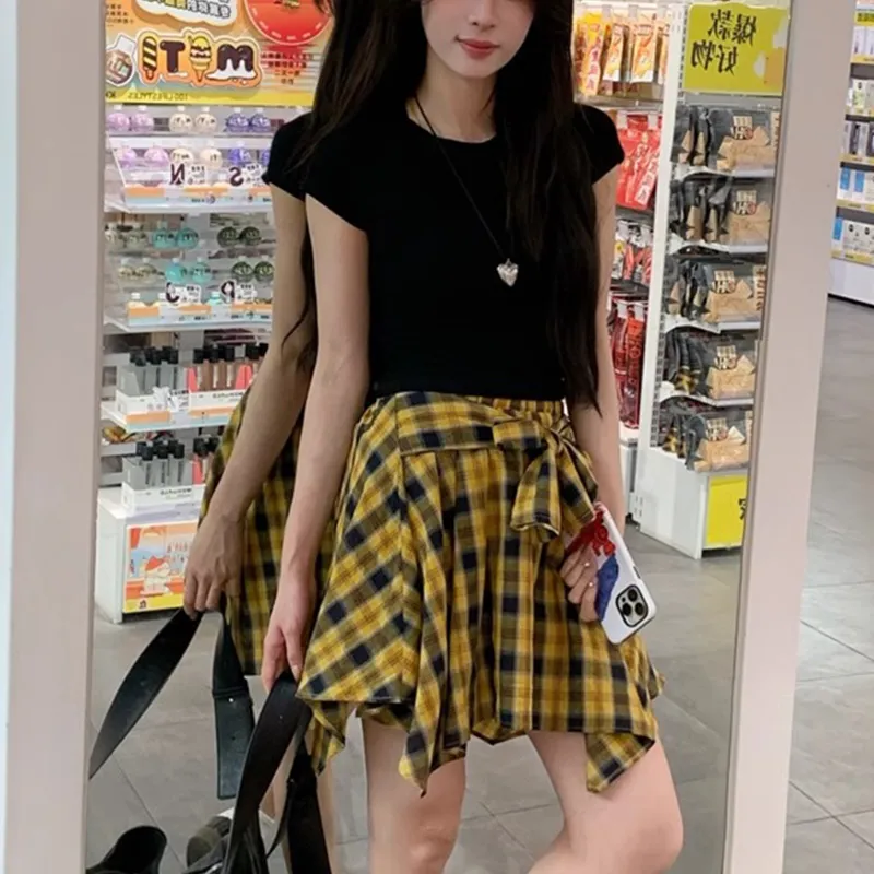 TUSHIFEI Two Piece Skirt Sets Women's-3