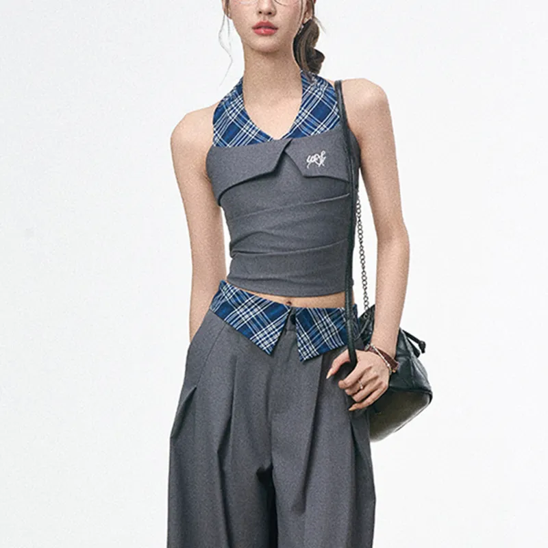 TUSHIFEI Casual Suit Women's Gray-4