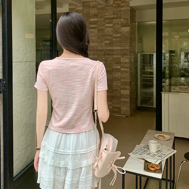 TUSHIFEI Regular T Shirt Women's-4