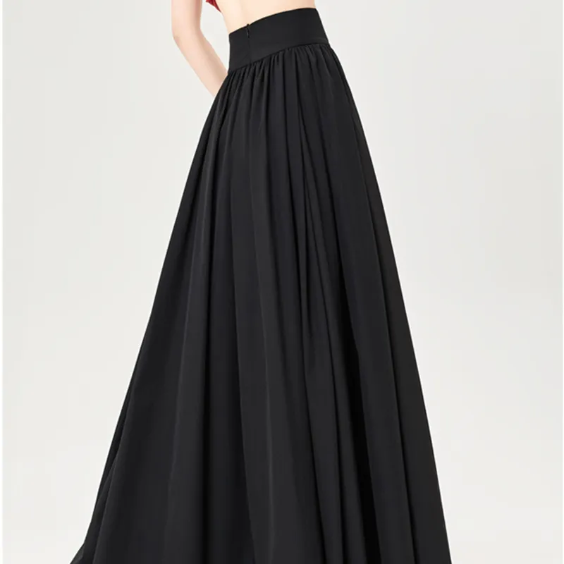 TUSHIFEI Casual Long Skirts Women's-7