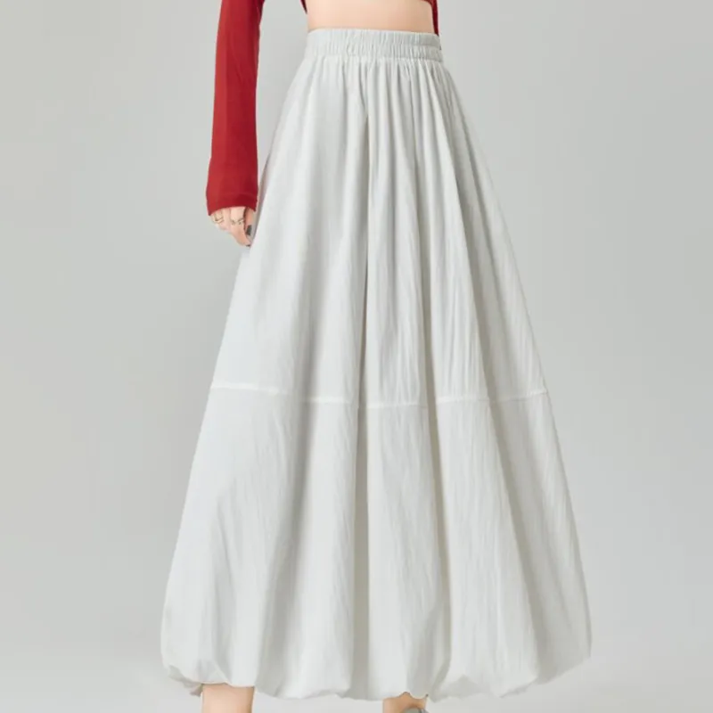 TUSHIFEI Casual Long Skirt Women's-1