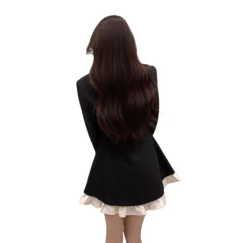 TUSHIFEI Skirt Set Women's Black
