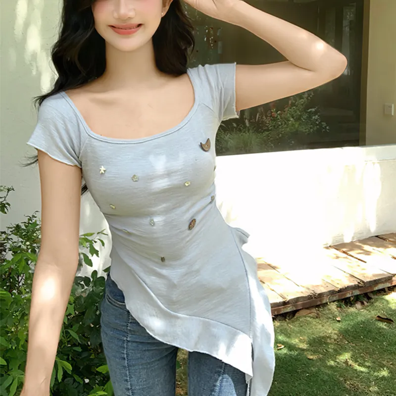 TUSHIFEI Regular T Shirt Women's-6
