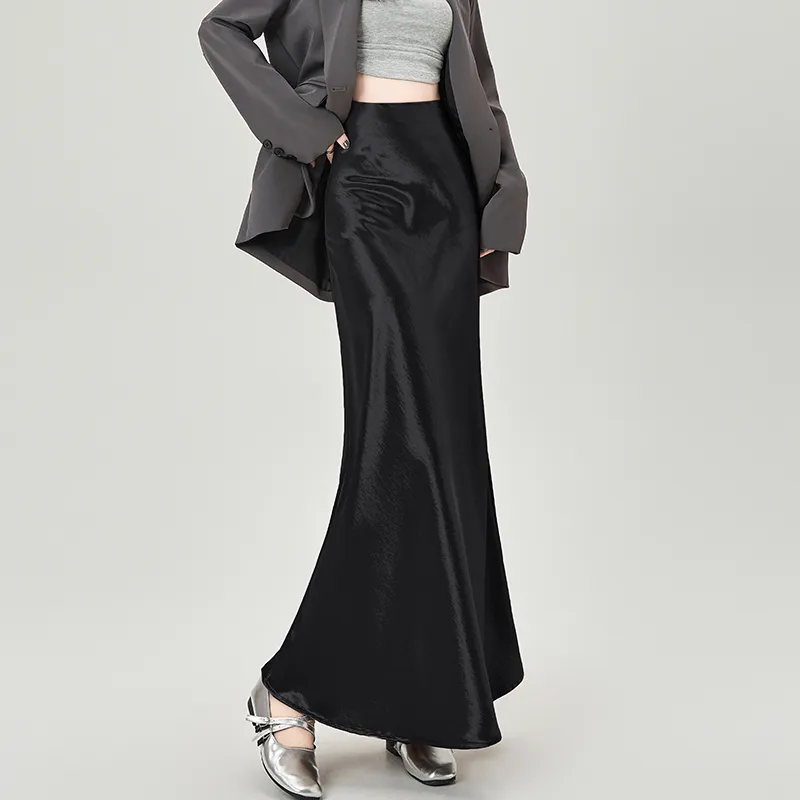 TUSHIFEI Casual Long Skirt Women's-1