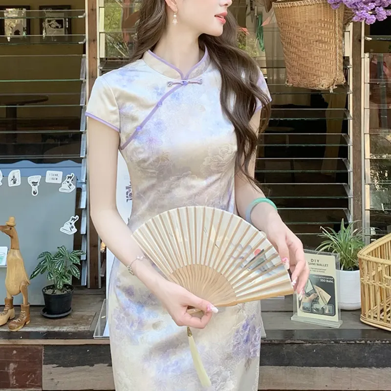 TUSHIFEI Short Sleeved Dress Women's-4
