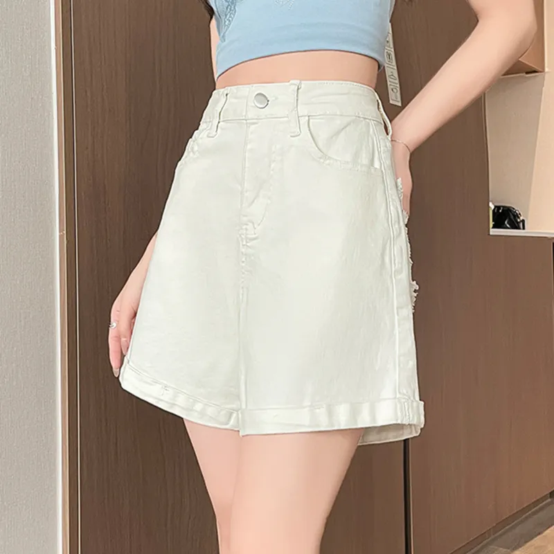 TUSHIFEI Denim Shorts Women's-11