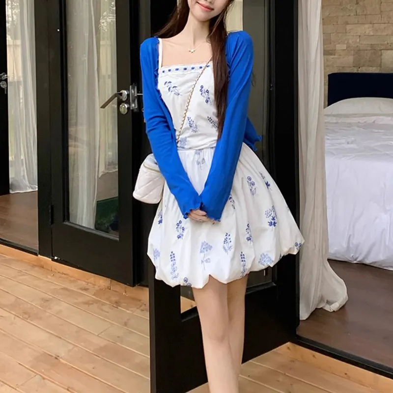 TUSHIFEI Two Piece Skirt Sets Women's-4