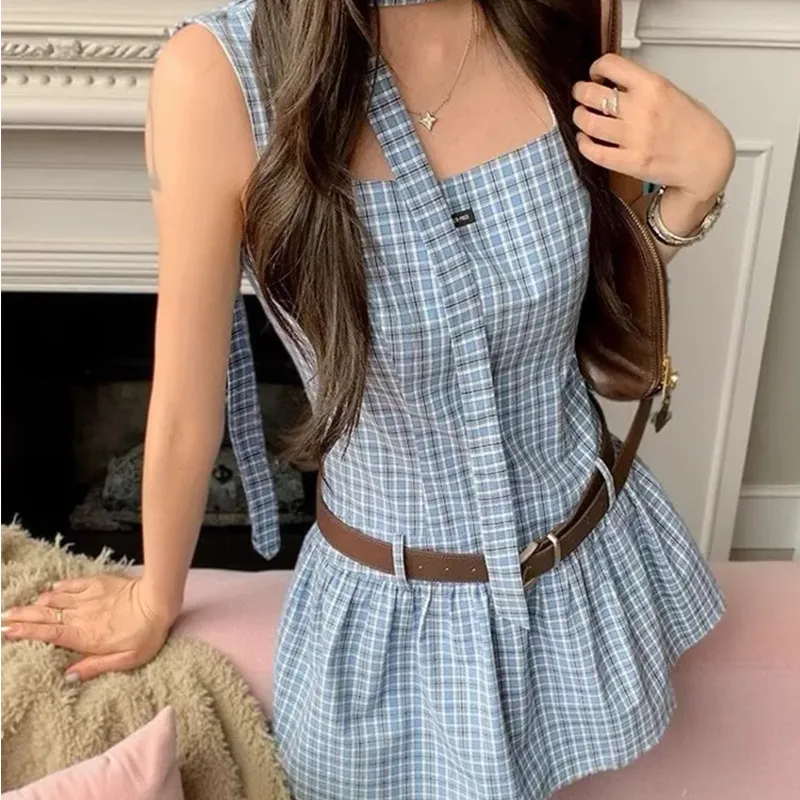 TUSHIFEI Sleeveless Dress Women's-2