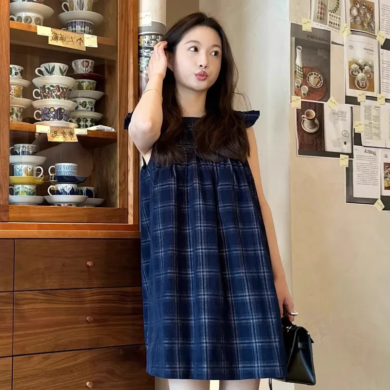 TUSHIFEI Short Sleeved Dress Women's Image Color-4