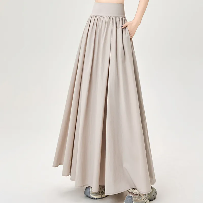 TUSHIFEI Casual Long Skirts Women's-15
