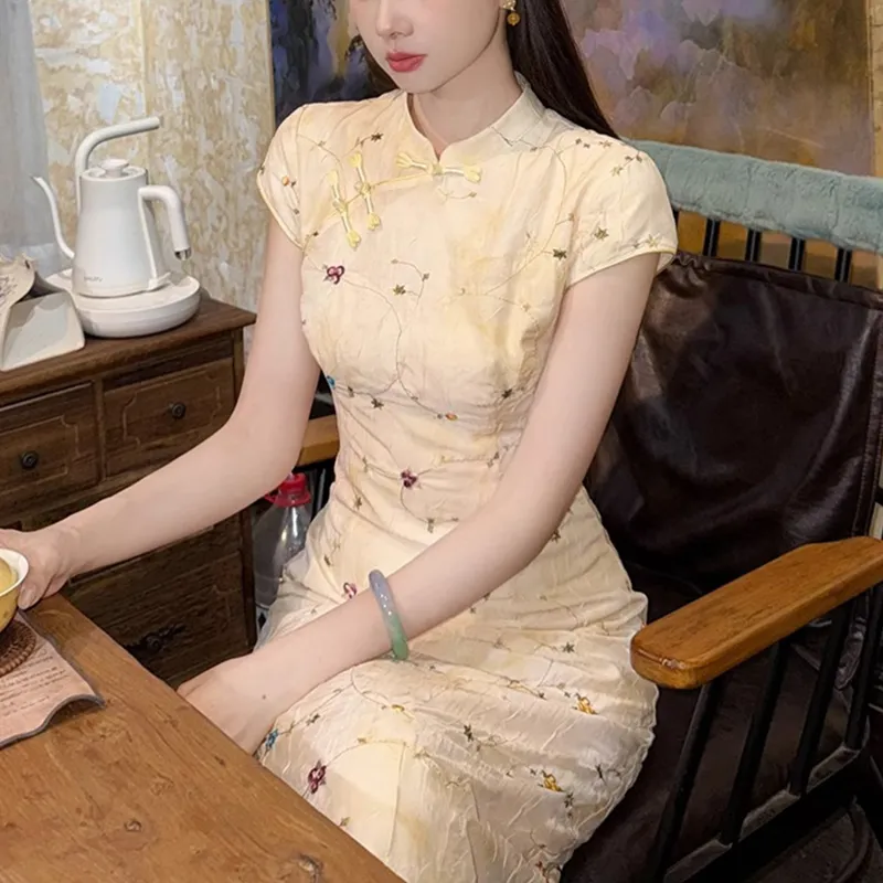 TUSHIFEI Short Sleeved Dress Women's-11