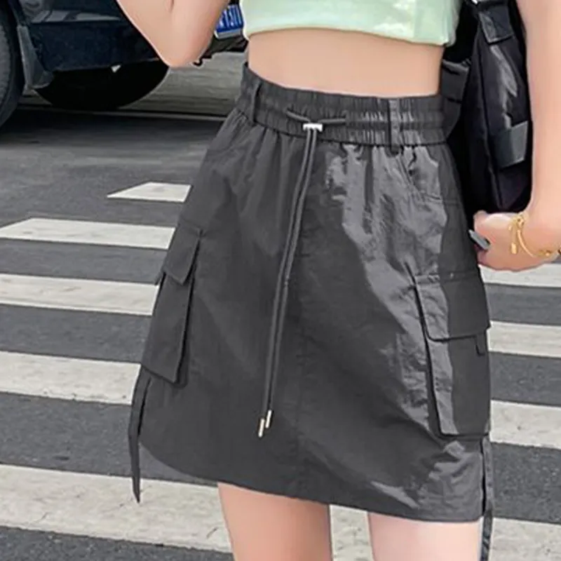 TUSHIFEI Cargo Short Skirts Women's-15